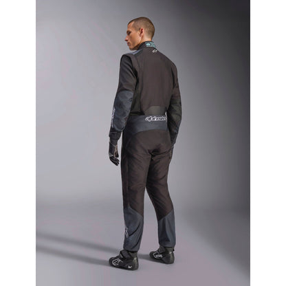 Traje de Karting Alpinestars KMX-5 V3 FIA 8877-2022 Negro/Dark Shadow, vista lateral trasera