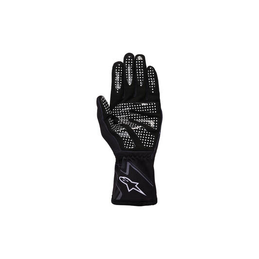Guantes de Karting Infantiles Alpinestars Tech-1 K Race S V2 Graphic 1 Negro/Gris/Blanco, vista trasera