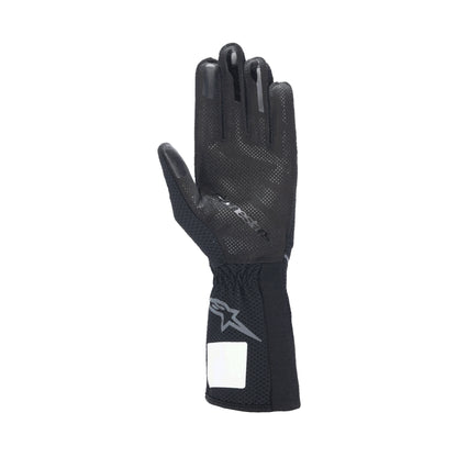 Guantes de Karting Alpinestars Tech-1 KX V4 FIA 8877-2022 Negro/Antracita, vista trasera
