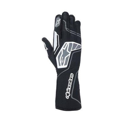 Guantes de Karting Alpinestars Tech-1 KX V4 FIA 8877-2022 Negro/Antracita, vista frontal
