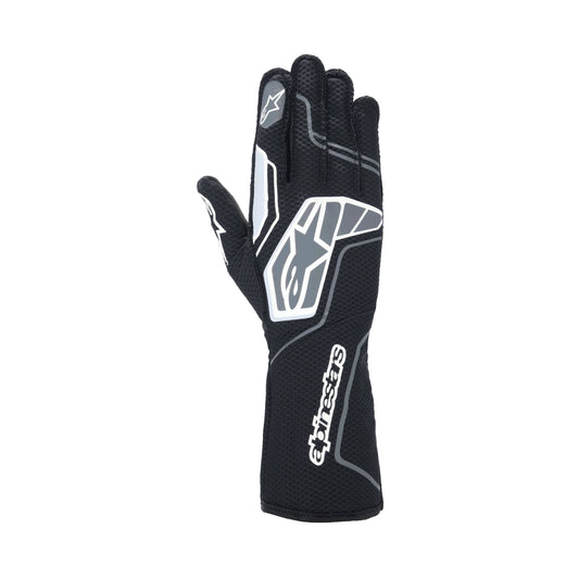 Guantes de Karting Alpinestars Tech-1 KX V4 FIA 8877-2022 Negro/Antracita, vista frontal