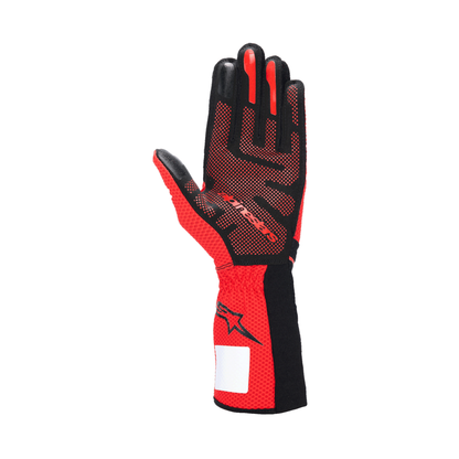 Guantes de Karting Alpinestars Tech-1 KX V4 FIA 8877-2022 Negro/Rojo, vista trasera