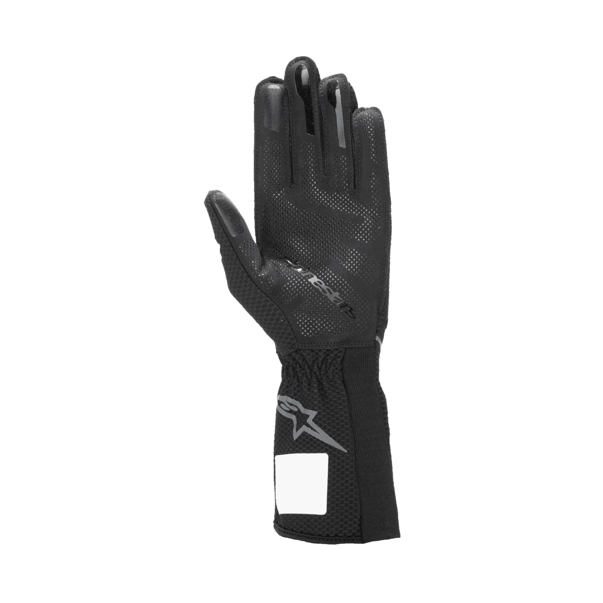 Guantes de Karting Alpinestars Tech-1 KX V4 FIA 8877-2022 Negro/Azul, vista trasera