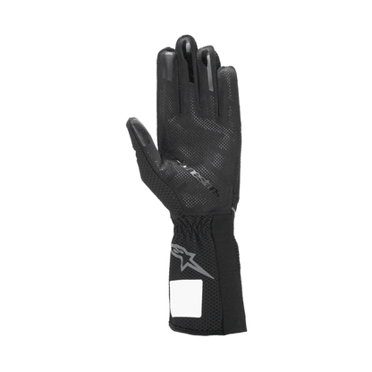 Guantes de Karting Alpinestars Tech-1 KX V4 FIA 8877-2022 Negro/Azul, vista trasera