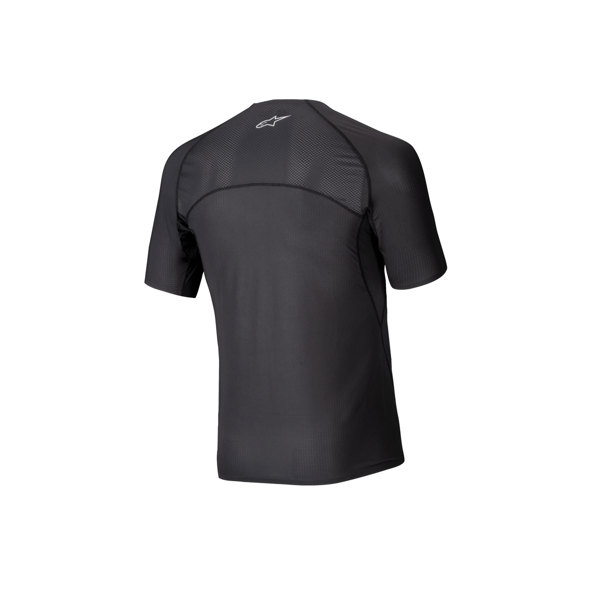 Remera Técnica de Karting Alpinestars Tech KX Top Manga Corta Negro, vista trasera
