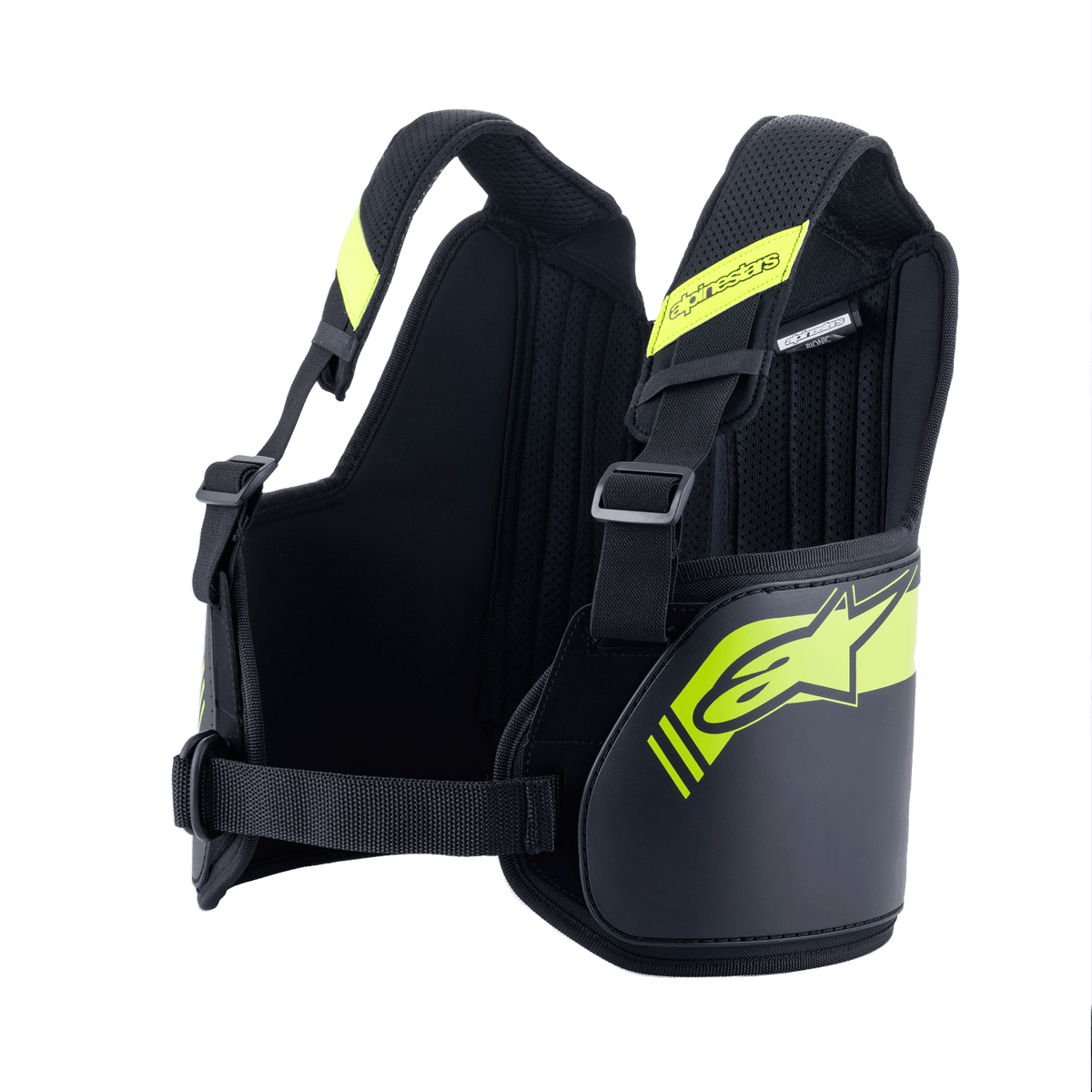 Protector de Costillas Alpinestars Bionic Rib Support Negro/Amarillo Flúo, vista frontal