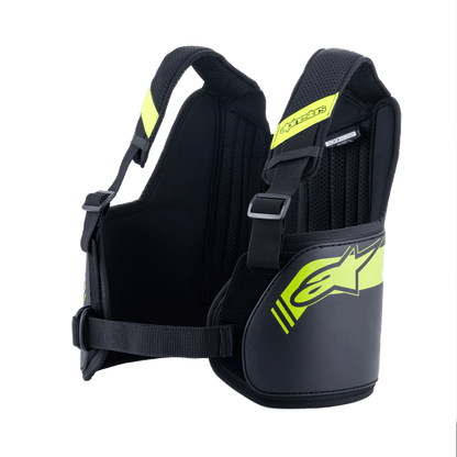 Protector de Costillas Alpinestars Bionic Rib Support Negro/Amarillo Flúo, vista frontal