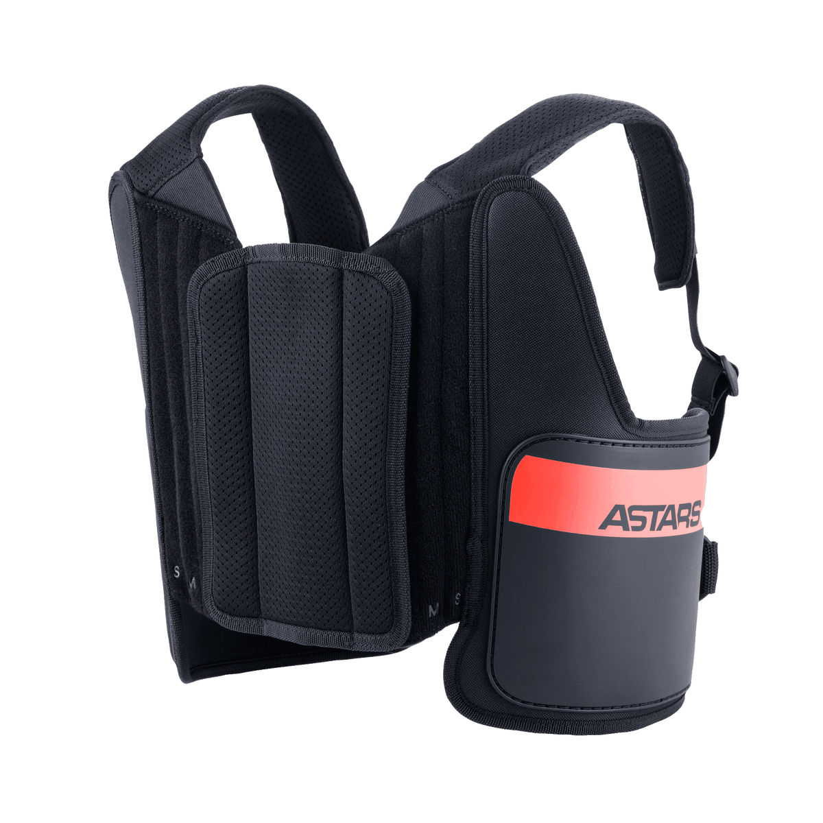 Protector de Costillas Infantil Alpinestars Youth Bionic Rib Support Negro/Rojo, vista trasera