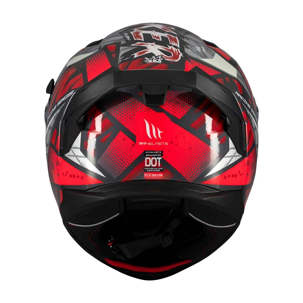 Casco integral MT Braker SV Fury C5 Brillo