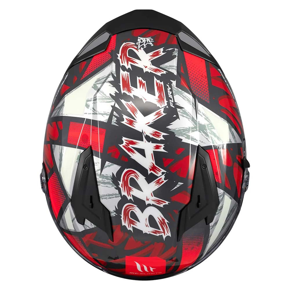 Casco integral MT Braker SV Fury C5 Brillo