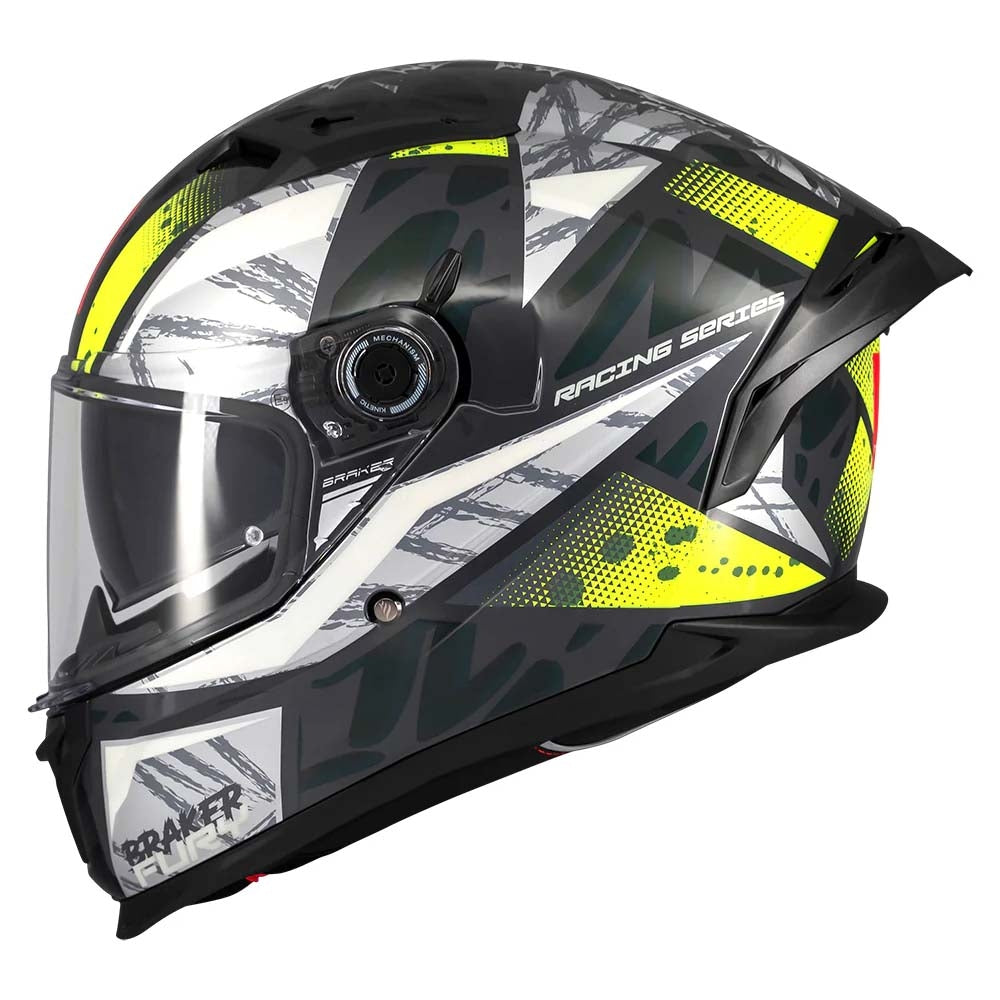 Casco integral MT Braker SV Fury C6 Brillo