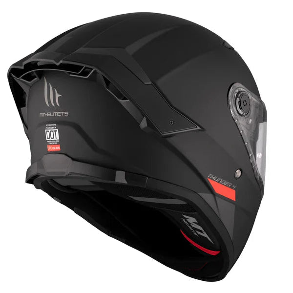 Casco integral MT Thunder 4 SV Solid A1 Negro Mate