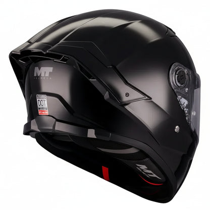 Casco integral MT Thunder 4 SV Solid A1 Negro Brillo