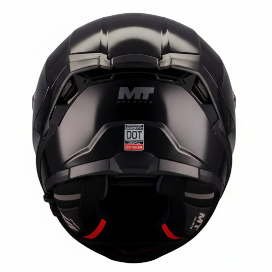 Casco integral MT Thunder 4 SV Solid A1 Negro Brillo