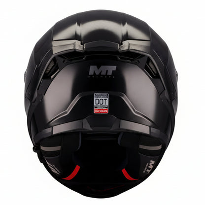 Casco integral MT Thunder 4 SV Solid A1 Negro Brillo