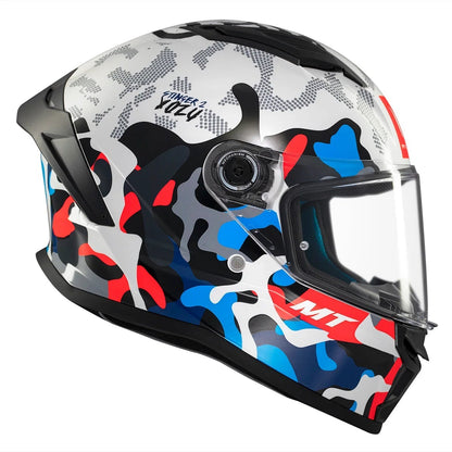Casco integral MT Stinger 2 Yozu A7 Brillo