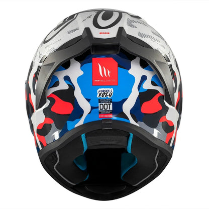 Casco integral MT Stinger 2 Yozu A7 Brillo