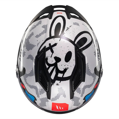 Casco integral MT Stinger 2 Yozu A7 Brillo