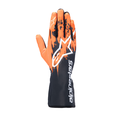 Guantes de Karting Alpinestars Tech-1 K V3 FIA 8877-2022 Negro/Naranja/Blanco, vista 1