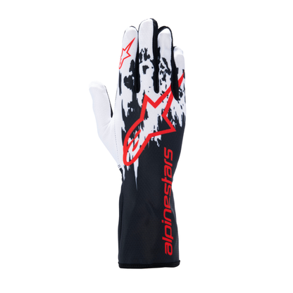 Guantes de Karting Alpinestars Tech-1 K V3 FIA 8877-2022 Negro/Blanco/Rojo, vista 1