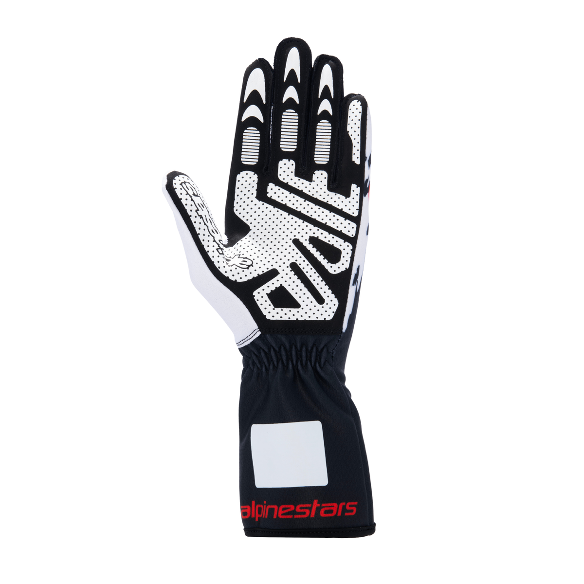 Guantes de Karting Alpinestars Tech-1 K V3 FIA 8877-2022 Negro/Blanco/Rojo, vista 2