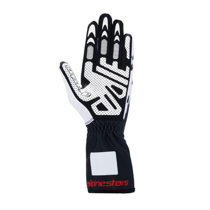 Guantes de Karting Alpinestars Tech-1 K V3 FIA 8877-2022 Negro/Blanco/Rojo, vista 2