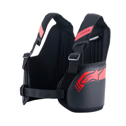 Kit Cadete Alpinestars: protector de costillas infantil Youth Bionic Rib Support Negro/Rojo