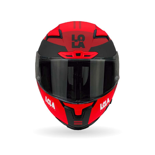 Casco Lola Helmets Tide Rojo/Negro, vista 2