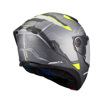 Casco MT Helmets Atom 2 SV Highlands E2 Mate, vista 4