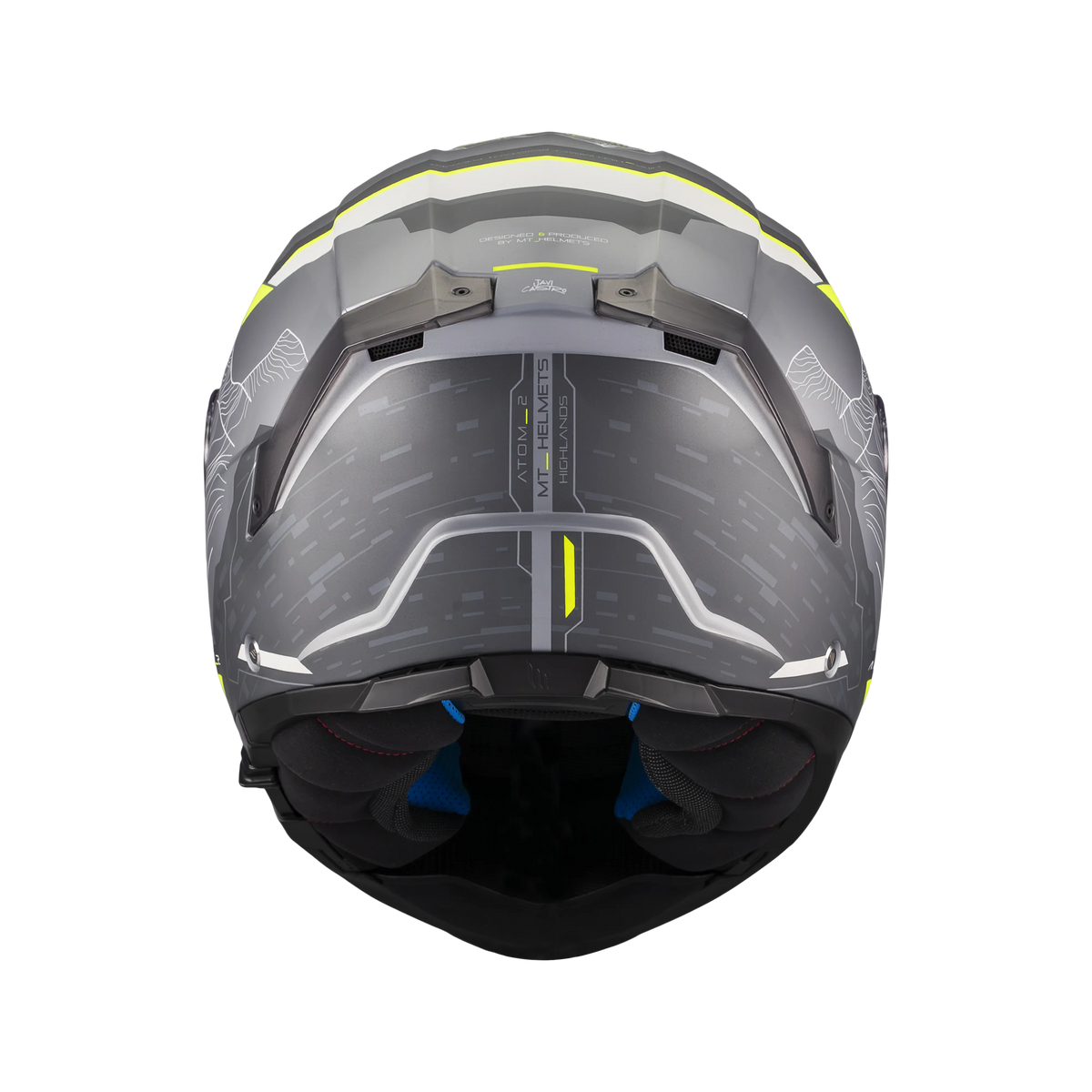 Casco MT Helmets Atom 2 SV Highlands E2 Mate, vista 5