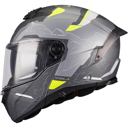 Casco MT Helmets Atom 2 SV Highlands E2 Mate, vista 8