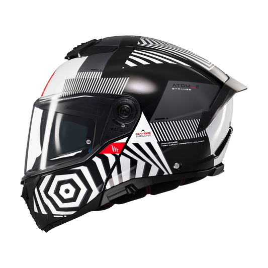 Casco MT Helmets Atom 2 SV Strange B2 Brillo, vista 1