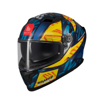 Casco MT Helmets Braker SV Fury C17 Brillo, vista 2