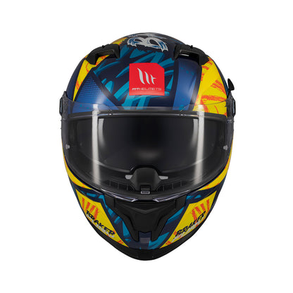 Casco MT Helmets Braker SV Fury C17 Brillo, vista 3