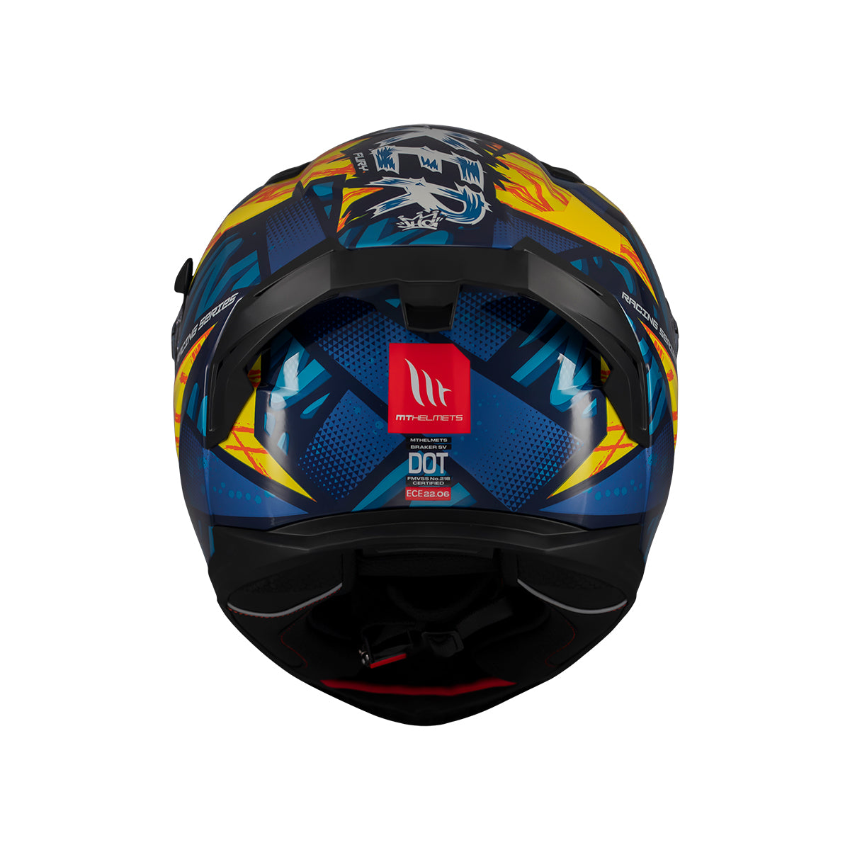 Casco MT Helmets Braker SV Fury C17 Brillo, vista 5