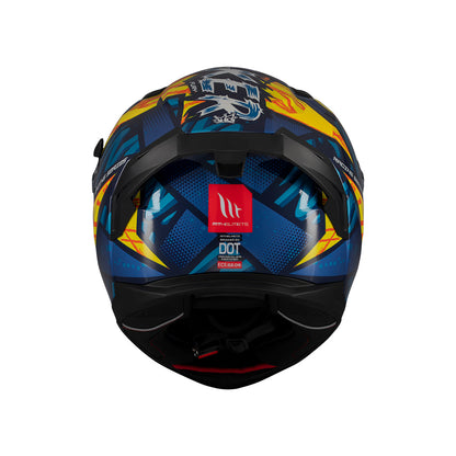Casco MT Helmets Braker SV Fury C17 Brillo, vista 5