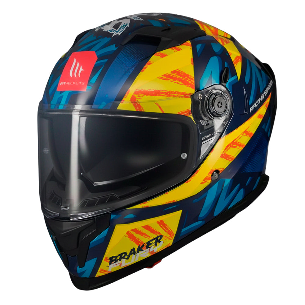 Casco MT Helmets Braker SV Fury C17 Brillo, vista 7