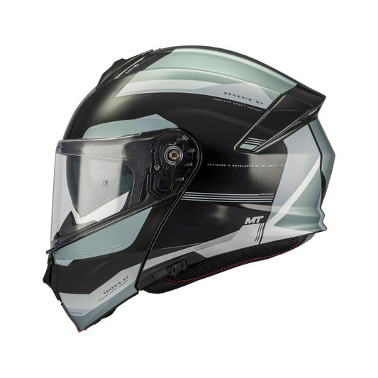 Casco MT Helmets Genesis SV Raccoon B12 Brillo, vista 1