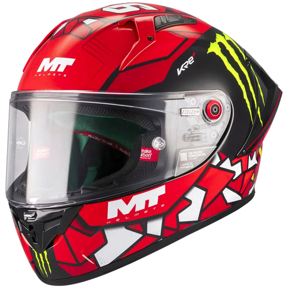Casco MT Helmets KRE+ S Piqueras Rojo/Negro brillo (B5), vista 1