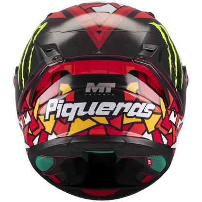 Casco MT Helmets KRE+ S Piqueras Rojo/Negro brillo (B5), vista 5