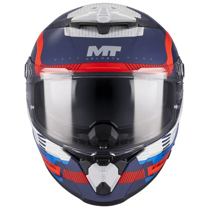 Casco MT Helmets Thunder 4 R SV Relevant Azul/Rojo/Blanco brillo (C5), vista 3