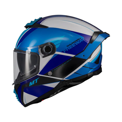 Casco MT Helmets Thunder 4 SV Freeway A17 Brillo, vista 1