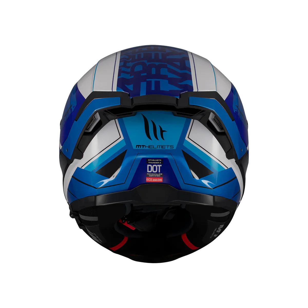 Casco MT Helmets Thunder 4 SV Freeway A17 Brillo, vista 4