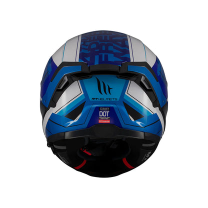 Casco MT Helmets Thunder 4 SV Freeway A17 Brillo, vista 4