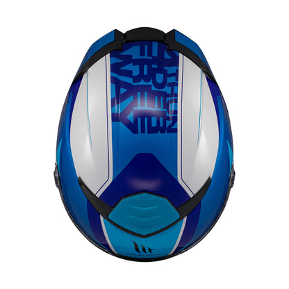 Casco MT Helmets Thunder 4 SV Freeway A17 Brillo, vista 6