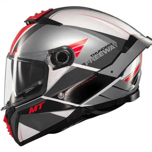 Casco MT Helmets Thunder 4 SV Freeway A5 Brillo, vista 1