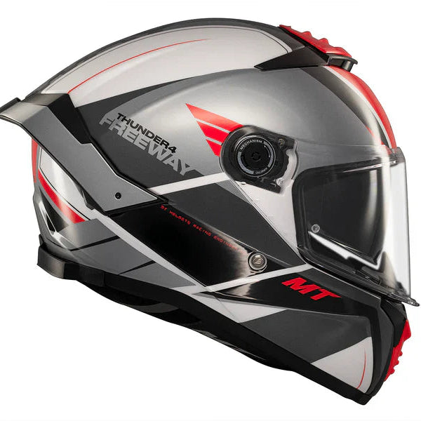 Casco MT Helmets Thunder 4 SV Freeway A5 Brillo, vista 5