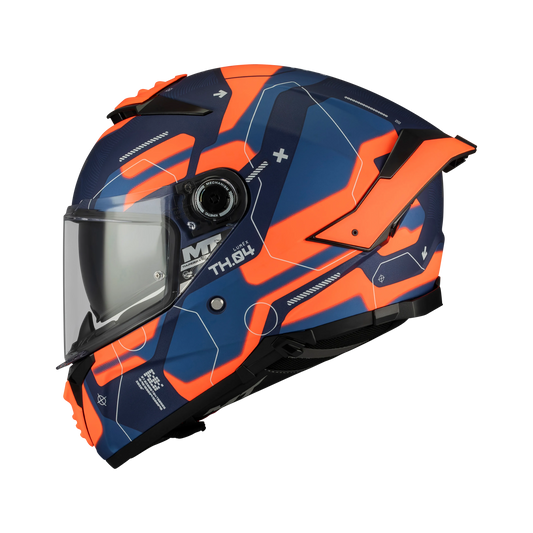 Casco MT Helmets Thunder 4 SV Lumex C24 Mate, vista 1