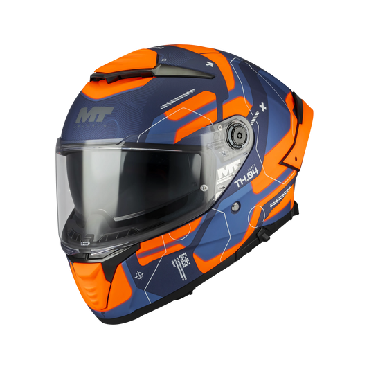 Casco MT Helmets Thunder 4 SV Lumex C24 Mate, vista 2