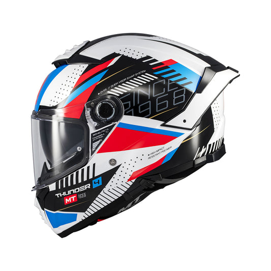 Casco MT Helmets Thunder 4 SV Luminence A7 Brillo, vista 1